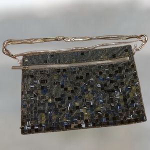 BCBGMAXAZRIA crossbody evening bag.